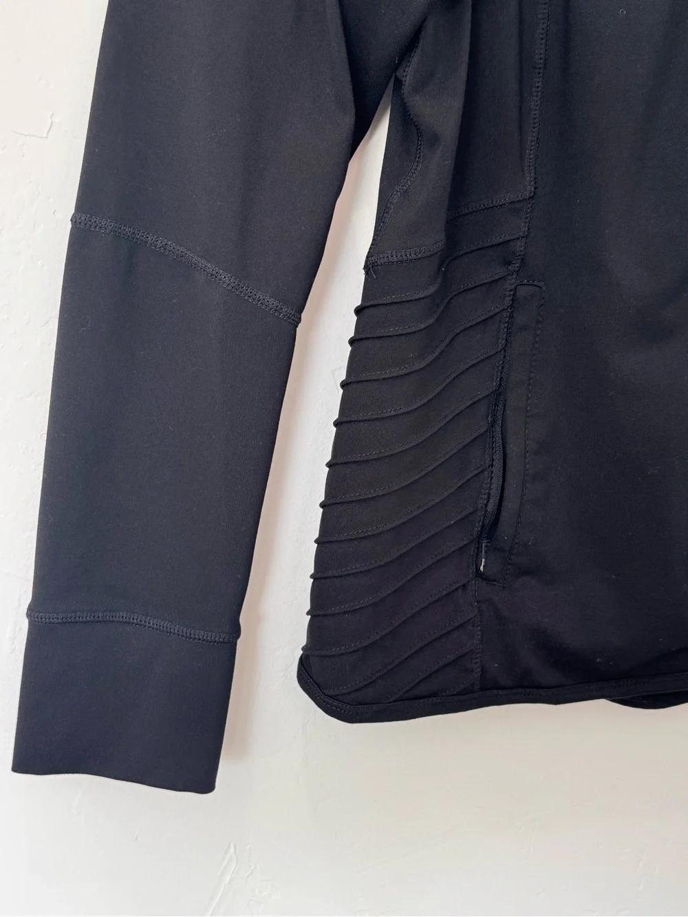 Tangerine Womens Black Full Zip Mock Neck Athletic Jacket Size XL